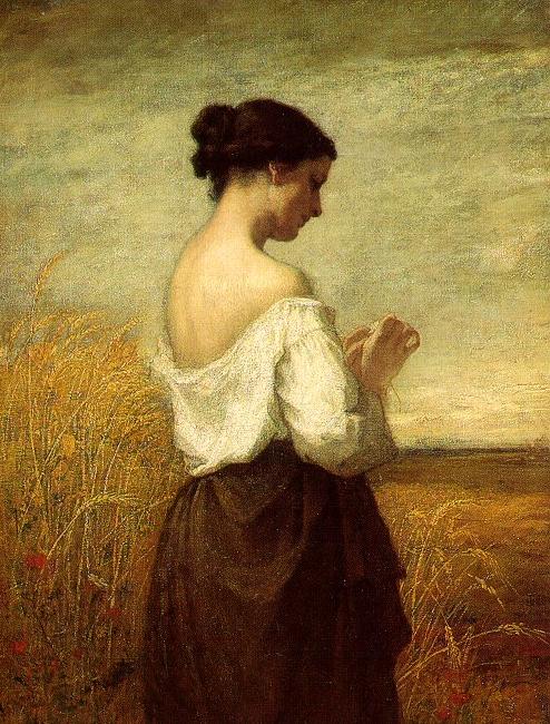 William Morris Hunt Peasant Girl oil painting image